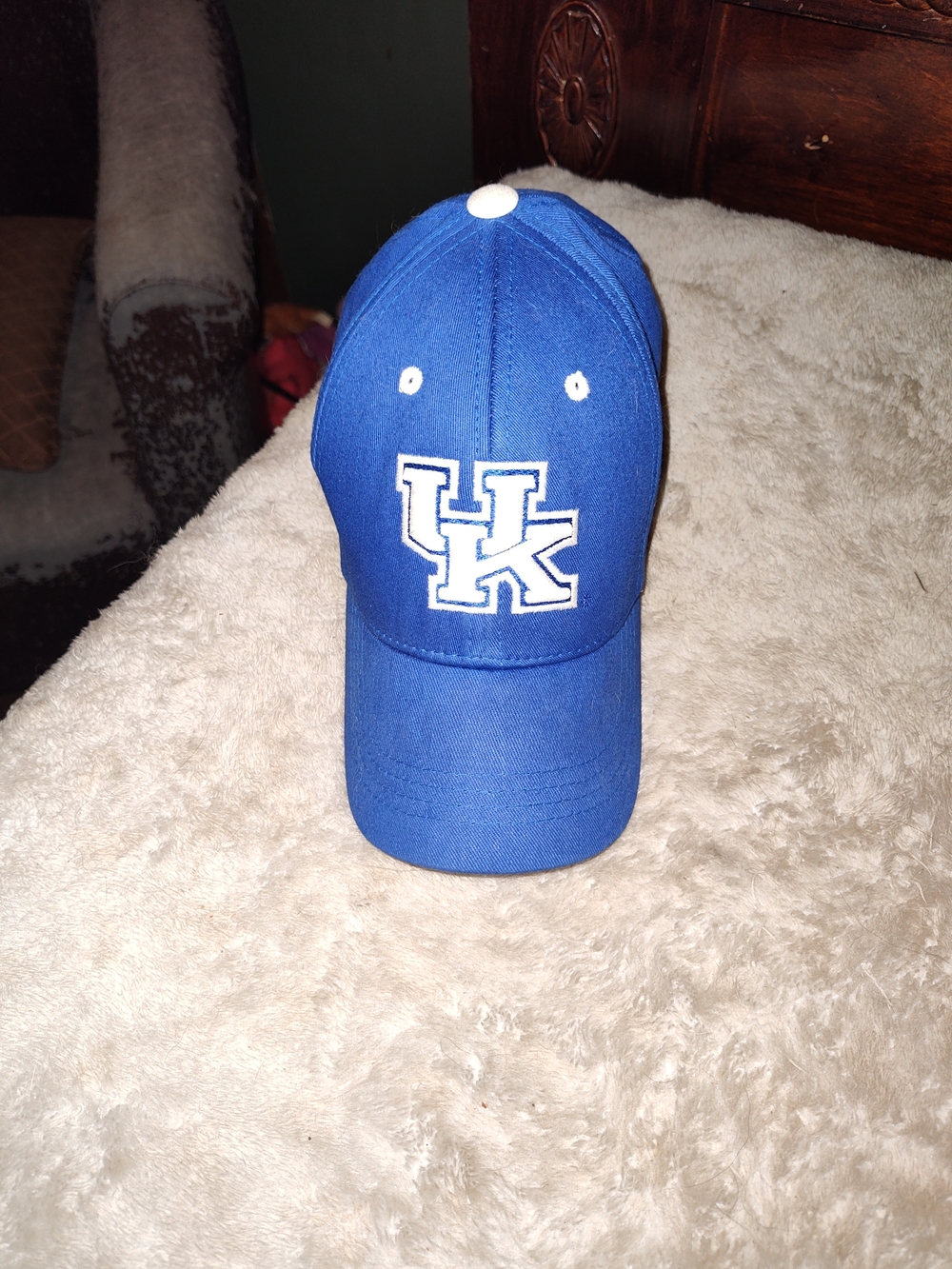 Top of the World Royal Blue Baseball Cap with University Of Kentucky Logo
